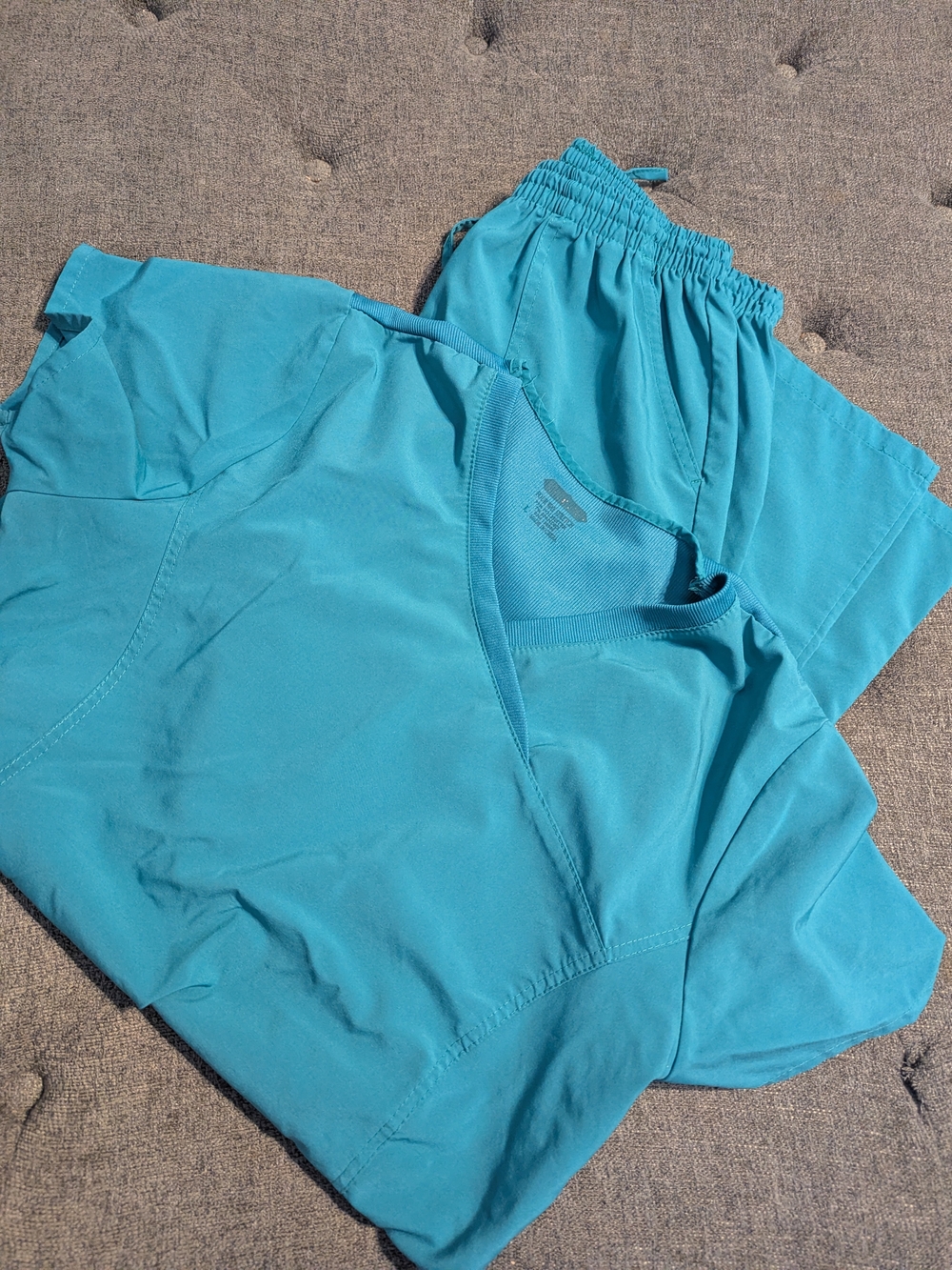 Women's Turquoise Drawstring Jogger Sweatpants - Workwear Comfortable Casual Fit